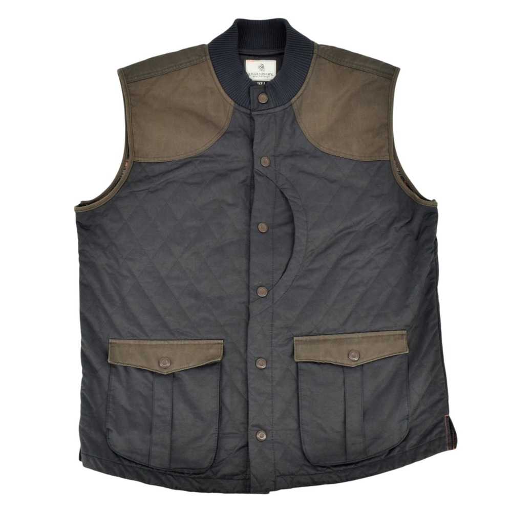Legendary Whitetails Tough As Buck Quilted Hunting Field Vest Men's 2XT XXL Tall
